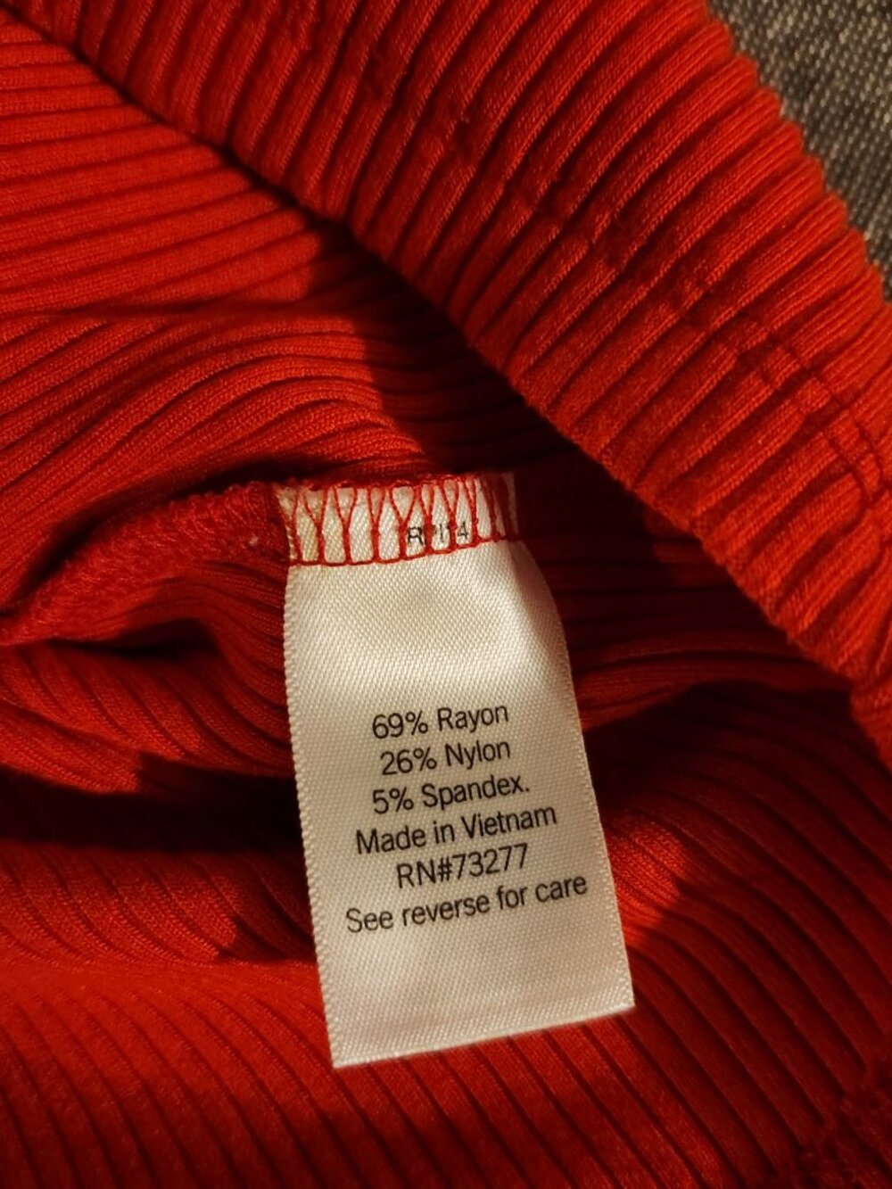 Nine West Ribbed Ruffle Sleeve Top - Picture 5 of 7